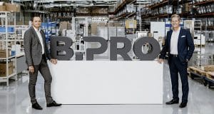 Egon Kofler und Dr. Johannes Haupt, Geschäftsführer bzw. CEO der Blanc & Fischer Gruppe, zur Umfirmierung von Blanco Professional zu B.PRO.