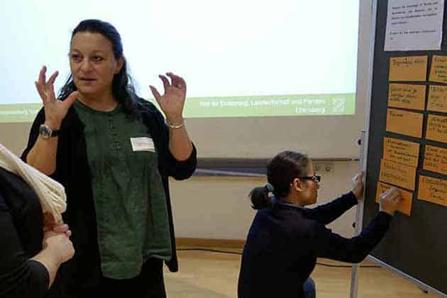 Über die Akzeptanz der Verpflegung bei Kindern und wie deren Sinne geschult werden können, informierte Katharina Gümpelein in einem Workshop.