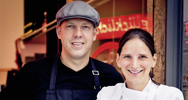 Martin und Valerie Ringler sind seit 2010 selbstständig mit dem Ringlers in der Münchner Innenstadt und ihrem Foodtruck. (Quelle: Sonja Herpich)