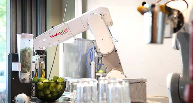 Roboter im Münchner Sausalitos