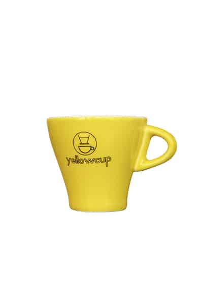 Die Espresso-Tassen mit dem Branding des YellowCup erwiesen sich als beliebtes Sammelobjekt.