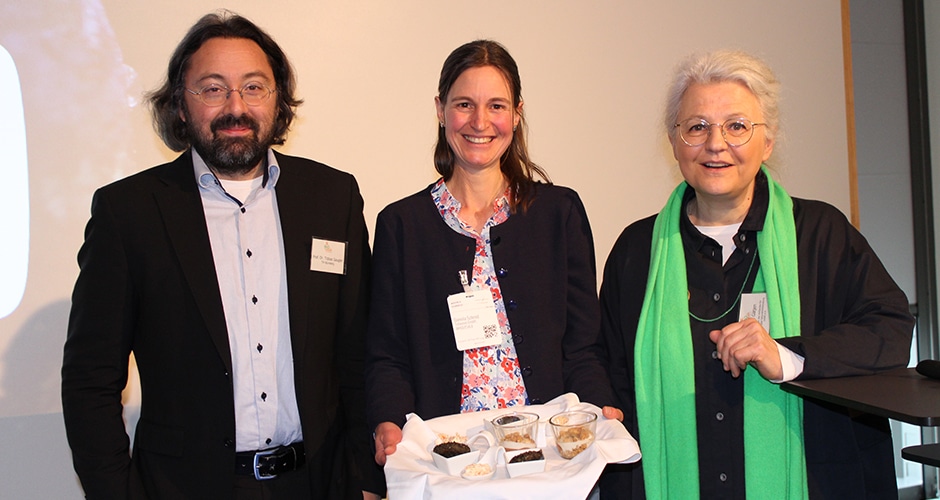 Prof. Dr. Tobias Gaugler, Daniela Schmid und Edith Gätjen sind die Köpfe hinter dem Projekt Bio für Kinder.