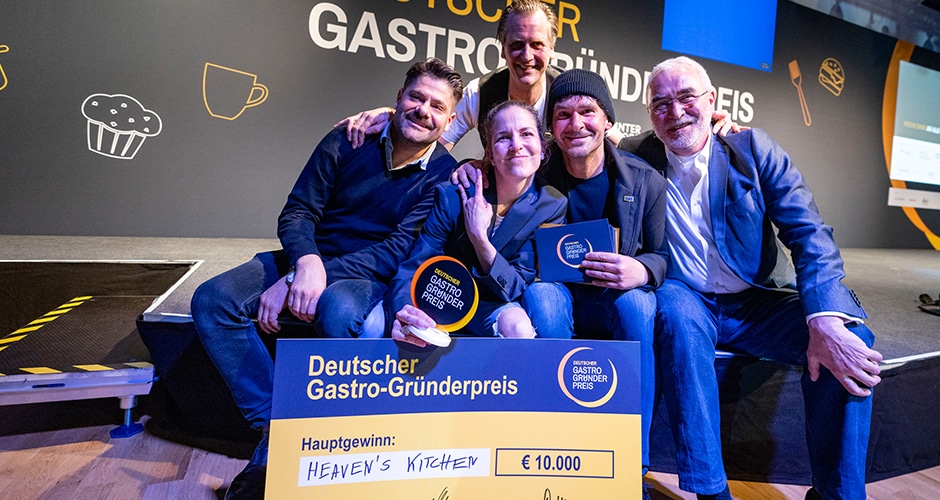 Tanja Goldstein, Gründerin von Heaven's Kitchen, freut sich über den Gastro Gründerpreis 2023.