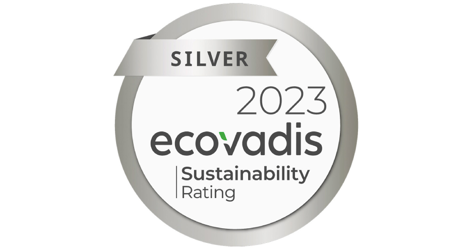 EcoVadis zertifiziert: Mank hat erstmalig die Silbermedaille erhalten.