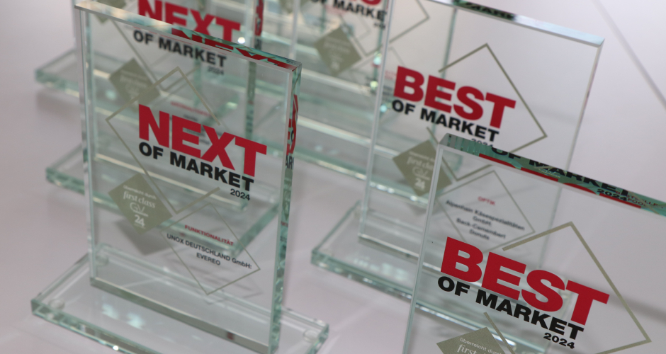 Die Preise BEST of Market 2024 und NEXT of Market 2024 wurden erstmalig auf der Intergastra vergeben.
