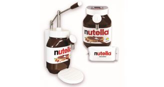 Der Nutella Dispenser ist ein Blickfang am Frühstücksbuffet in Hotel und Restaurant; vertrieben wird er durch Göken Dispenser.