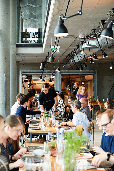 Auch ein Restaurant findet sich im Foodlab Hamburg.
