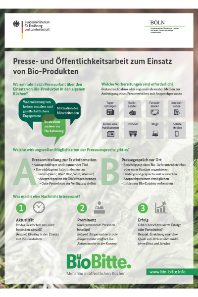 Öffentlichkeitsarbeit für Bio BioBitte PDF Vorschau