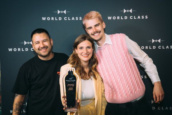 Die Top 3: Sascha Grundmann, Luisa Fritsche, Siegfried Egger-Gassner bei der World Class Competition.