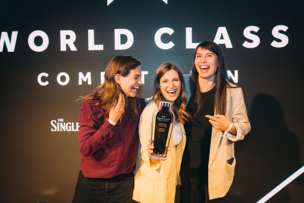 Tess Posthumus, Luisa Fritsche und Chloe Merz bei der World Class Competition