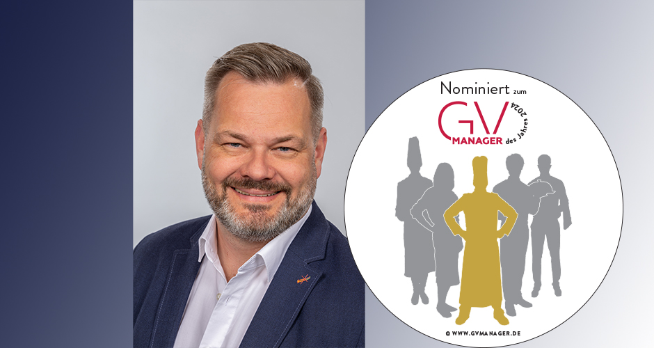 Christian Wieser, Leiter Gastronomie & Services von InfraServ Gendorf, ist nominiert als GV-Manager des Jahres 2024.