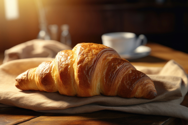 Croissant, zubereitet mit der pflanzlichen Beleaf PlantBetter von Bunge/Walter Rau.