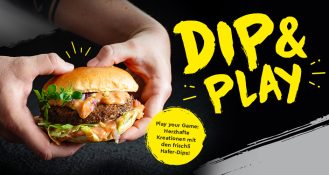 Mit Dip & Play bietet frischli ein ganzheitliches Konzept für einen erfolgreichen Veganuary in der Gemeinschaftsgastronomie – mit easy Rezepten und top Klimabilanz.