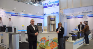 Ob Wasserfilter, Enthärtungsanlage und Umkehrosmose oder leitungswassergebundener Wasserspender – das Team von Evo-water steht zu Fragen rund ums Sortiment auf der Internorga zur Verfügung.