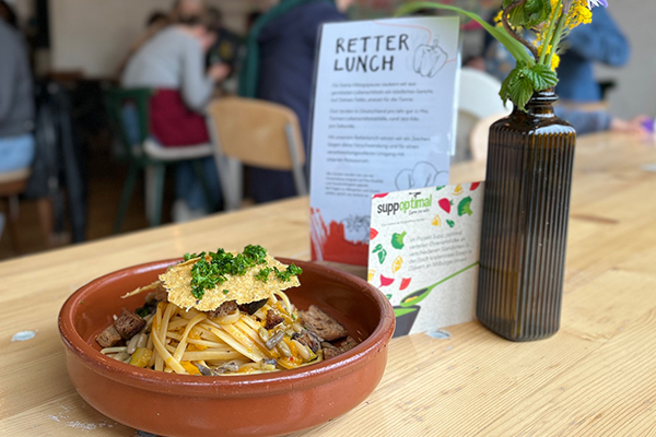 Retter Lunch, eine Variante von Supp_optimal im Gastraum