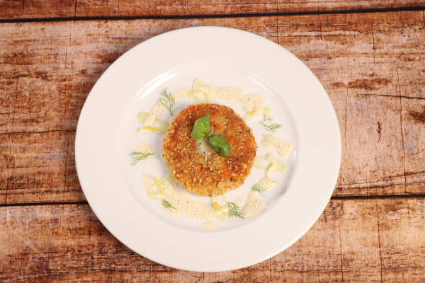 Hanfburger (proteinreich) mit Hanfsaat und Hanfprotein - großküchengeeignet.