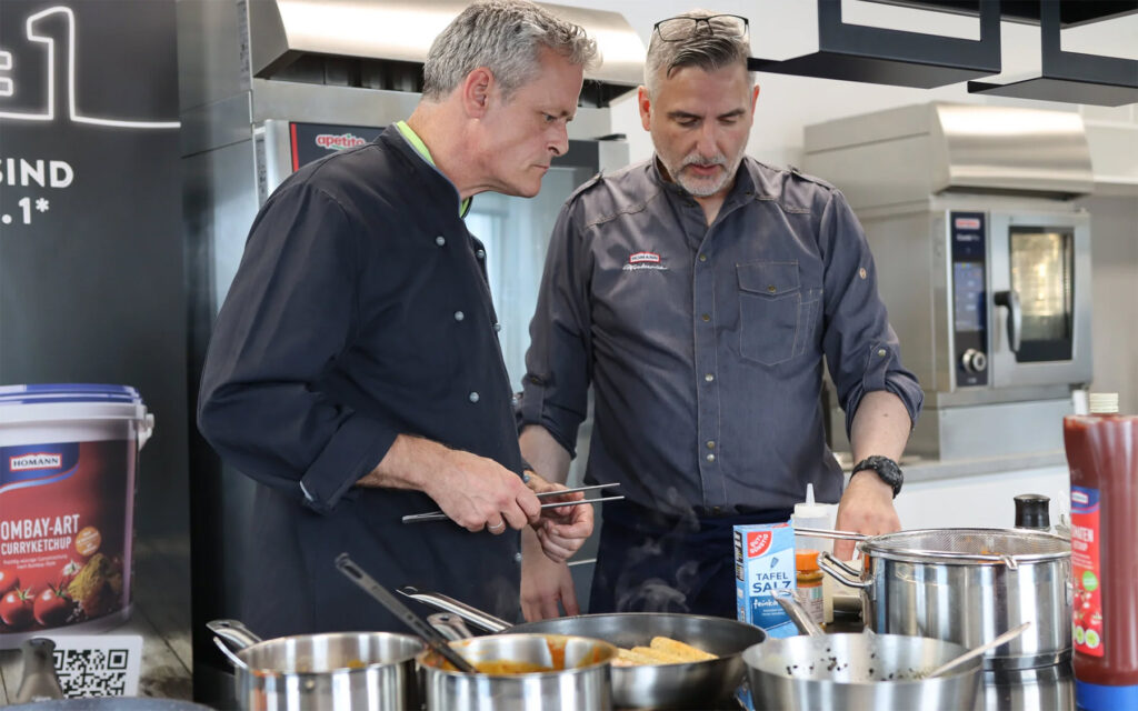 Im firmeneigenen Concept Court entwickelt Homann gemeinsam mit Profis neue Rezepturen, trendige Ideen und konkrete Anwendungen.