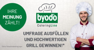 Byodo möchte sein Angebot der Byodo CateringLine verbessern, deshalb hat das Unternehmen eine Umfrage für die Gastronomie gestartet.