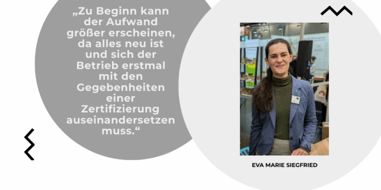 Wie komplex ist der Weg zur Bio-Zertifizierung? Welche Erleichterungen gibt es für kleinere Betriebe – und welche Unterstützung können Gastgeber erwarten? Antworten auf diese Fragen liefert Eva Marie Siegfried, Fachberaterin für den Außer-Haus-Markt bei Bioland.