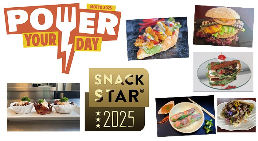 Es ist soweit! Das Online-Voting der besten Snack-Ideen zum SnackStar 2025 aus den Branchen Bäckerei, Fleischerei und Gastronomie ist gestartet. Bis zum 15. September 2025 kann abgestimmt werden.