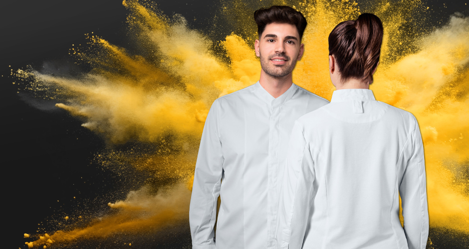 Luisini Aktion für 1.000 kostenlose, personalisierte Jobeline Kochjacken für angehende Köche.