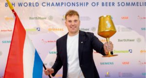 Der achte Weltmeister der Biersommeliers: León Rodenburg aus den Niederlanden (Foto: Doemens)