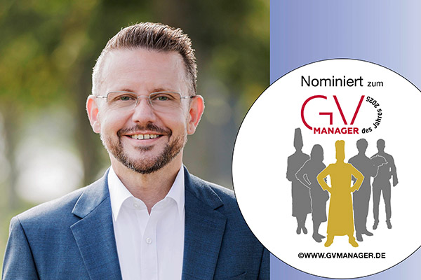 Tobias Grau von der Vivantes Gastronomie ist nominiert als GV-Manager des Jahres 2025.