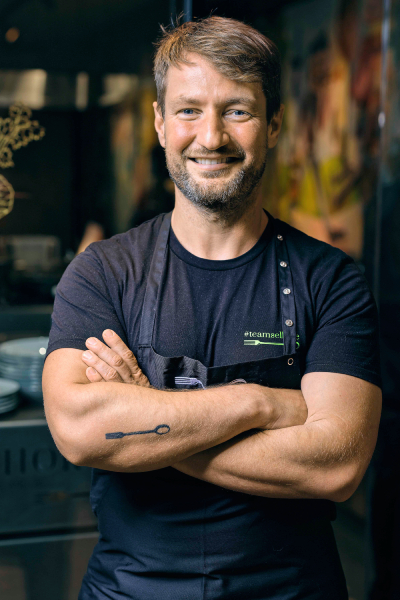 Tritt im Kaiserschmarrn-Contest an: Sebastian Frank, Küchenchef, Restaurant Horváth.