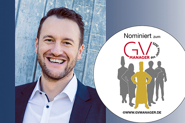 Stefan Lehmann von der Lehmanns Gastronomie ist nominiert als GV-Manager des Jahres 2025.