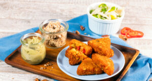Im Snack-Bereich sorgen die Neuheiten wie Mango-Paprika-Ecke von Vegeta, einer Marke von European Convenience Food (ECF) für Abwechslung.