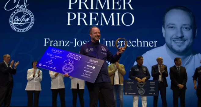 Franz-Josef Unterlechner vom Restaurant Schwarzreiter im Münchner Vier Jahreszeiten Kempinski hat den Wettbewerb Chef Belfagó für sich entschieden.