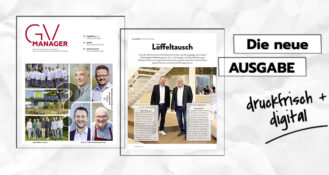 GVMANAGER Ausgabe 10/2025 ist druckfrisch erschienen.