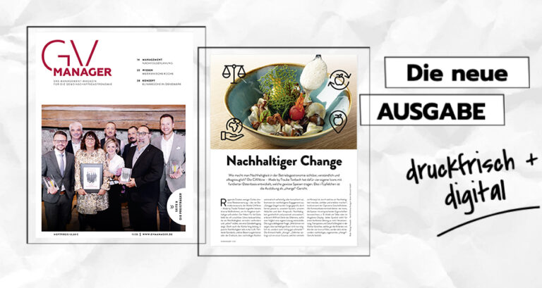 Preisgekrönte Manager und Teams, nachhaltige Konzepte, Mangelernährung und passierte Kost, mexikanische Küche uvm. sind Themen in GVMANAGER 11/2025.