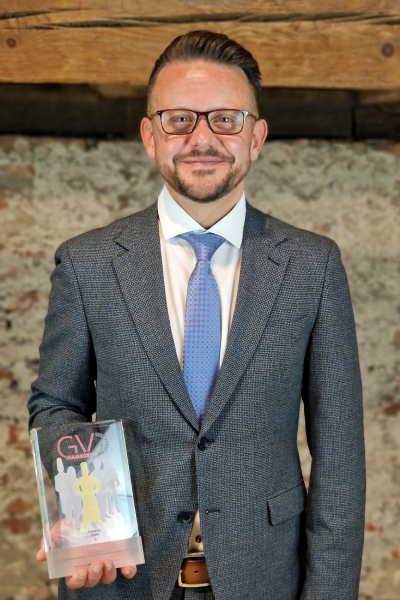 GV-Manager des Jahres 2025: Tobias Grau, Geschรคftsfรผhrer,ย Vivantes Gastronomie,ย SVL Speiseversorgung und -logistik GmbH.