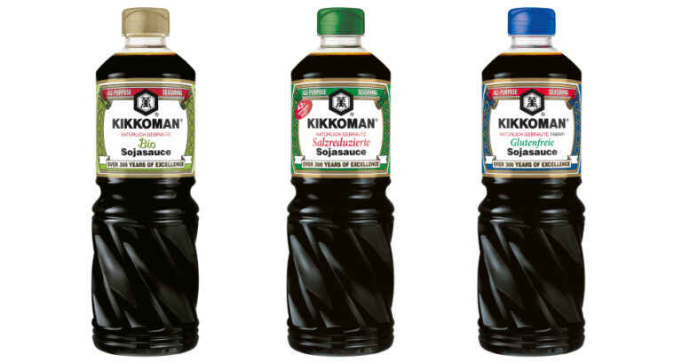 Von Bio über glutenfrei bis hin zu salzreduziert – Kikkoman bietet seinen Sojasauce gleich in mehreren Varianten an, um den gestiegenen Ansprüchen an die Verpflegung gerecht zu werden.