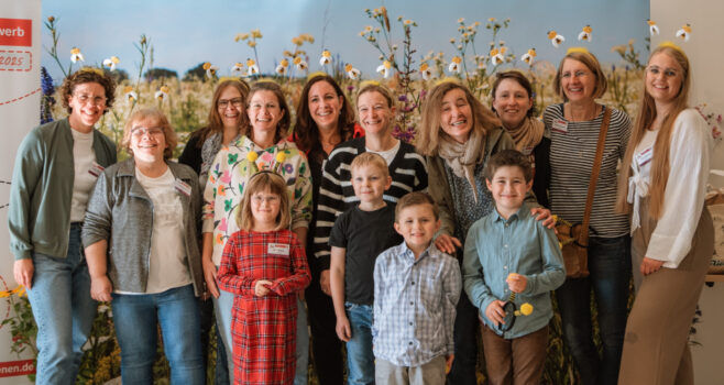 Pflanzwettbewerb Deutschland summt!: Über einen 2. Platz in der Kategorie "Kita-Gärten" freuen sich die "Naturund Bienenforscher" aus Coesfeld. (Quelle: Rasele-Photography