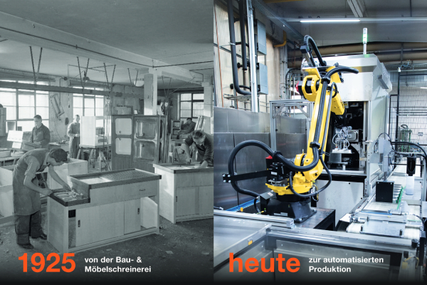 100 Jahre Rieber: Vom Hobel zur Hightech-Laserstraße: Rieber steht seit 1925 für Fertigungskompetenz in Deutschland – heute mit vollständiger Wertschöpfungstiefe und automatisierter GN-Produktion am Standort Reutlingen.