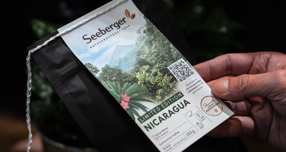 Die Limited Edition Nicaragua ist Teil der Kampagne „Von der Bohne bis zur Tasse. Durchweg ein gutes Gefühl“, mit der Seeberger Professional zeigt, wie Transparenz, Nachhaltigkeit und Partnerschaft eine verantwortungsvolle Kaffeekultur fördern.