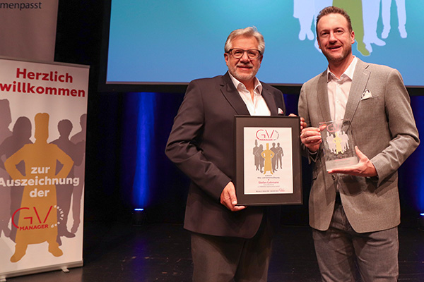 Günther Lehmann, GV-Manager des Jahres 2010 (l.) mit Sohn Stefan, der 15 Jahre später als GV-Manager des Jahres 2025 in seine Fußstapfen tritt.