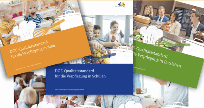 Die DGE-Qualitätsstandards sollen ein Update bekommen, finanziell gefördert vom BMLEH.