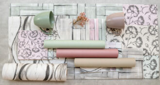 Die Motive „Albi“, „Theo“ und „Ines“ von Mank bringen ein neues Kreativpotenzial auf den Tisch: Mix-and-Match wird zum gestalterischen Rezept.