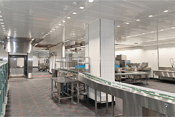 Das SVZ1 der Vivantes Gastronomie setzt Maßstäbe in puncto Automatisierung.