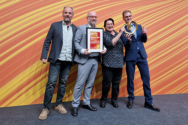 Die Servicegesellschaft Nordbaden hat den Zukunftspreis 2026 der Internorga bekommen.