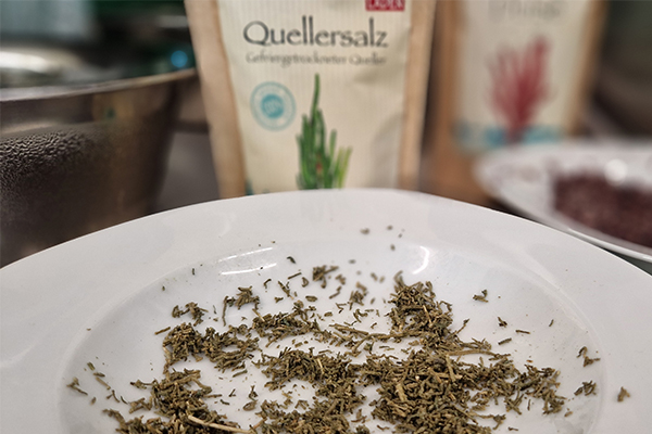 Quellersalz zum Würzen
