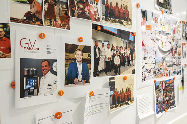 Wall of Fame in der Küche von Hoffmann Nürnberg