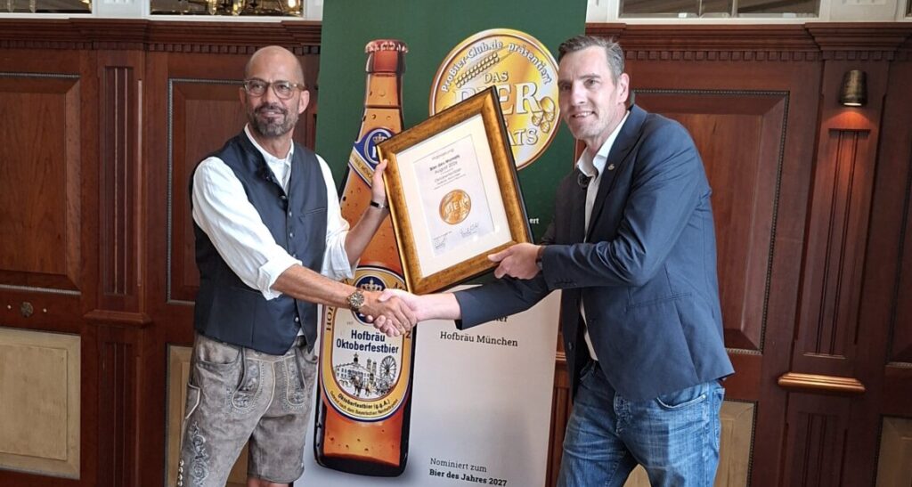 Hofbräu Oktoberfestbier wird Bier des Monats August