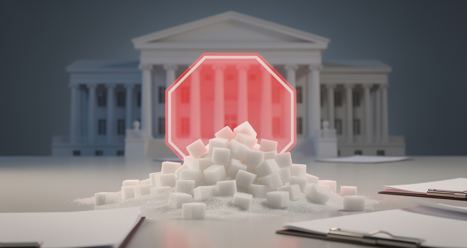 vorläufigen Stopp der Zuckersteuer