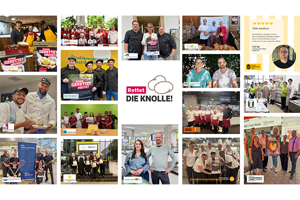 Eine Auswahl der am Projekt "Rettet die Knolle" beteiligten 33 Studierendenwerke